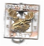 TR Scarce Bull Moose Enamel Pin 