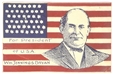 Bryan US Flag Postcard
