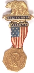 Hoover 1928 California Delegate Badge