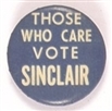 Those Who Care Vote Sinclair