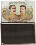 Roosevelt, Wood Plucky Riders Cigar Box