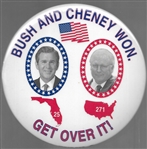 Bush, Cheney Get Over It 6-Inch Pin