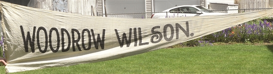Woodrow Wilson Giant Banner