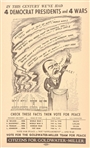 Goldwater Anti LBJ Vietnam War Poster