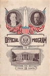 Taft, Sherman Inauguration Program