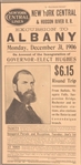 Hughes New York Central Railroad Advertisement