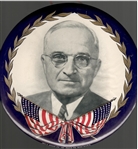 Truman 9-Inch Flag and Laurel Celluloid