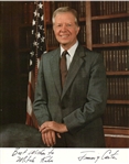 Signed Jimmy Carter Photo