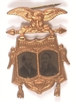 Garfield and Arthur Eagle Jugate Ferrotype
