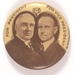 Harding for President, Coolidge for Vice President