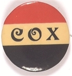 James Cox Red, White and Blue Celluloid