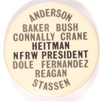 Betty Heitman 1980 GOP Hopefuls Pin