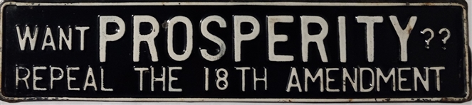 Want Prosperity? Repeal the 18th Amendment