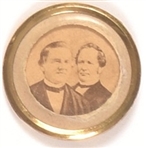 Tilden, Hendricks Jugate Pin