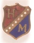 Harrison, Morton Enamel Pin