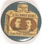 McKinley, Roosevelt Blue Dinner Bucket