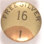 Bryan Free Silver 16 to 1 Stud