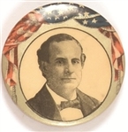 William Jennings Bryan Flag Celluloid
