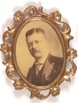 Roosevelt Sepia Cameo Pin