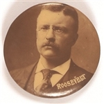 Theodore Roosevelt Sepia Pin