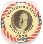 Hoover 1929 Inauguration Celluloid