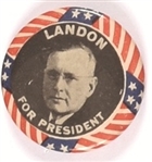 Landon for President Stars and Stripes