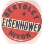 Eisenhower, Bertolet Pennsylvania Coattail