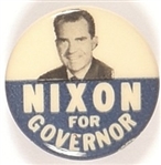 Scarce Nixon for Governor Celluloid