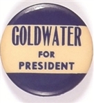 Goldwater Blue and White Celluloid