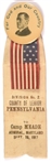 Wilson for God and Country Pin With Ribbon