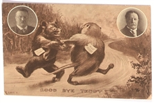 Teddy Bear, Billy Possum Postcard