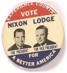 Nixon, Lodge for a Better America