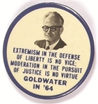 Goldwater Extremism Pin