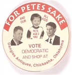 Clinton for Petes Sake Oklahoma Celluloid