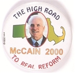 McCain Massachusetts the High Road