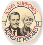 Iowa Supports Mondale and Ferraro