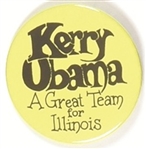 Kerry, Obama Great Team for Illinois
