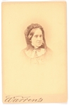 Alice Carey Feminist Cabinet Card, "The Revolution" Suffrage Newspaper