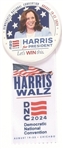 Harris Convention Pin and Ribbon