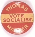 Thomas, Maurer Vote Socialist