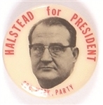 Halstead for President SWP 1968 Celluloid
