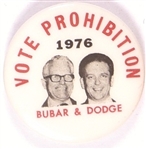 Bubar and Dodge Prohibition Party