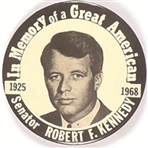 Robert Kennedy In Memory of a Great American