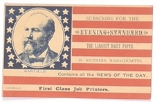Garfield Massachusetts Newspaper Card