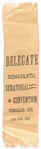 Ohio 1897 Democratic Convention Ribbon