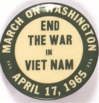 End the War in Vietnam 1965 SDS Protest