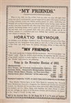 Anti Seymour "My Friends" Handbill