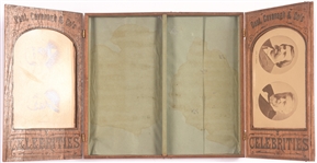 Celebrities 1884 Cigar Box