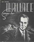 Rare Henry Wallace Song Book
