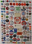 Hubert Humphrey Large Collection of Campaign Pins